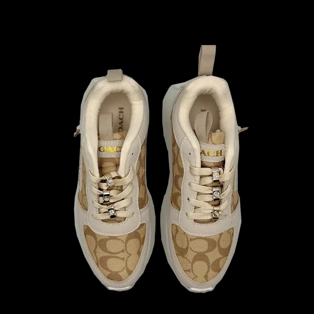 Coach Cream Monogram
