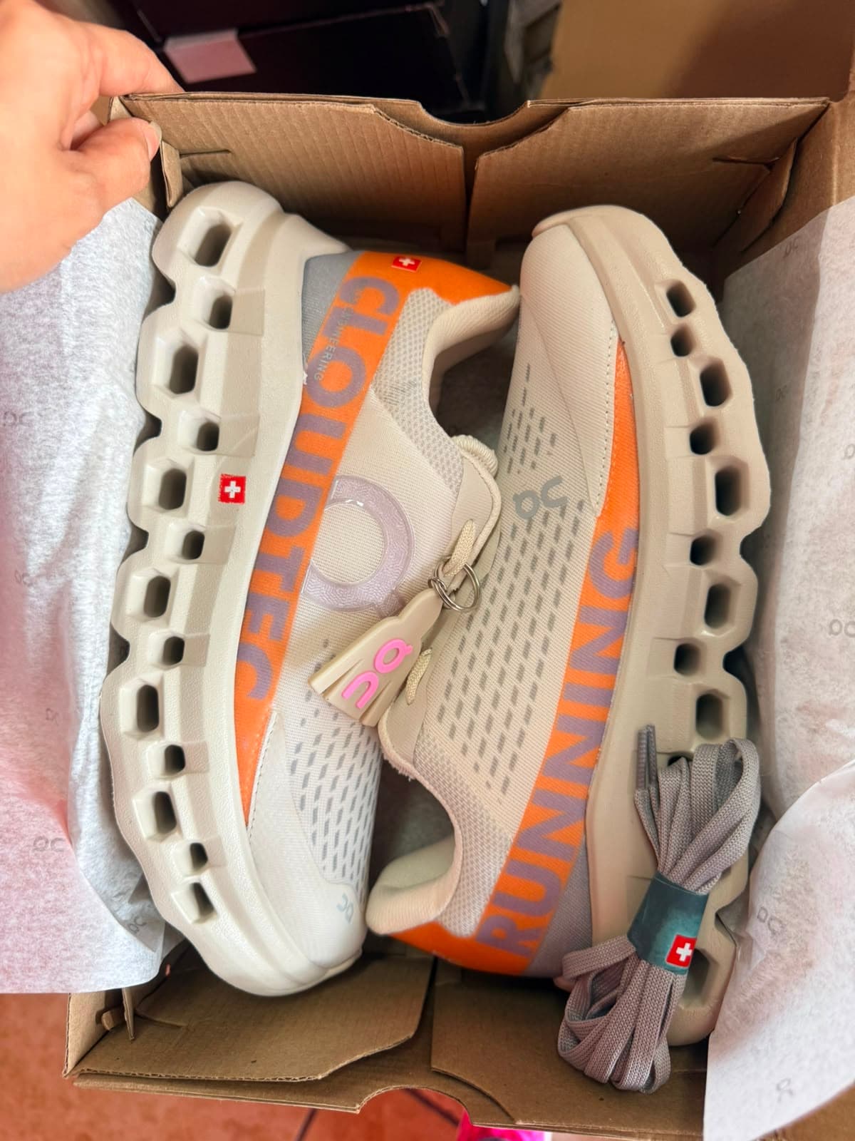 On Cloudmonster Orange