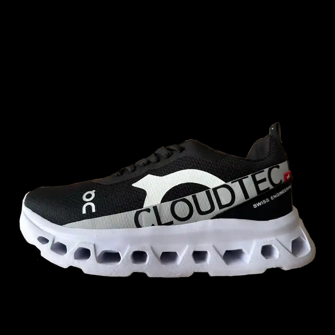 On Cloudmonster Black White